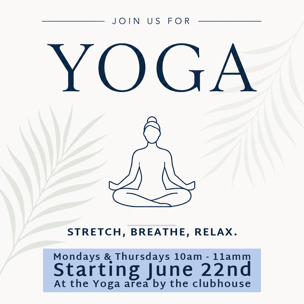 Yoga is Back! 